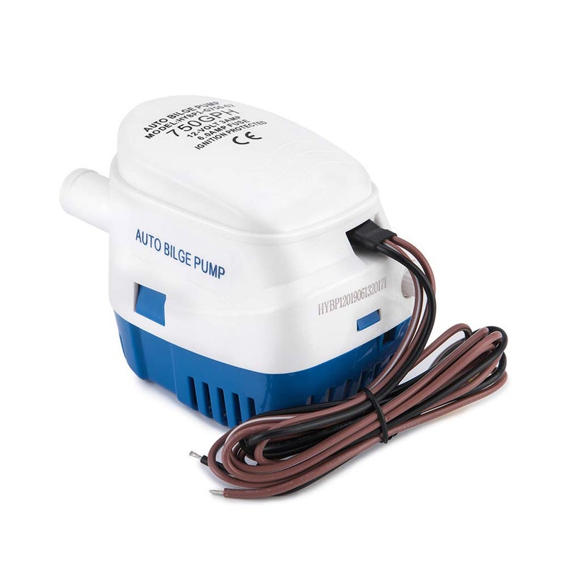 Dontmiss Automatic Submersible small Boat Bilge Pump 12v 750gph Auto with Float Switch 3/4 inch (19mm) Outlet Dia, bilge pumps for boats - Image 4